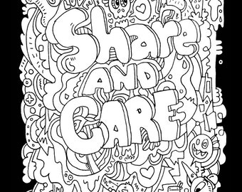 The Crazy Colouring book from the Monkeys in my head. By the Doodle Monkey