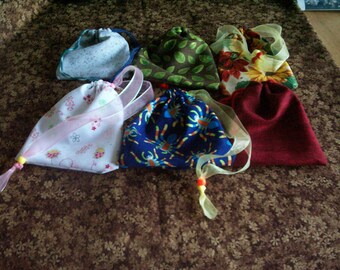 Small Cotton Drawstring Bags