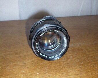 Takumar Super-Multi-Coated lens with carrying case 1970s