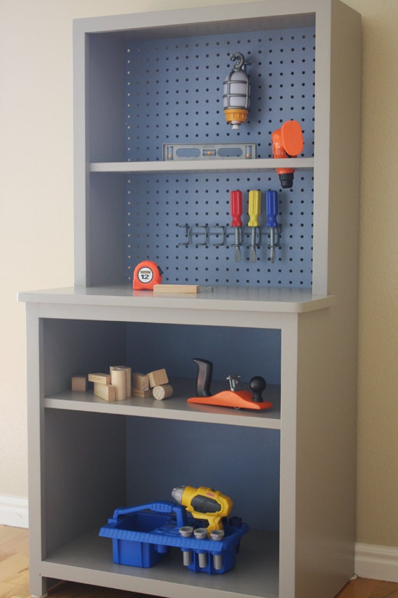 Kids Workbench / Play Kitchen Woodworking Plans