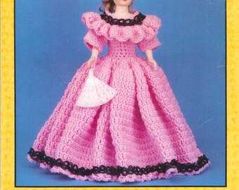 Vintage 1987 Crochet Outfit for Paulette by Td Creations No. Pre751
