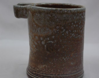 stoneware syrup pitcher - woodfired