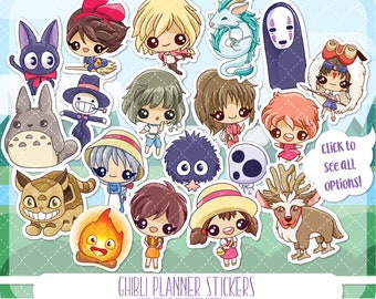 Atelier-Sticker, Fantasie-Aufkleber, Anime-Aufkleber, Kawaii Aufkleber, Erin Condren, niedliche Sticker CTR