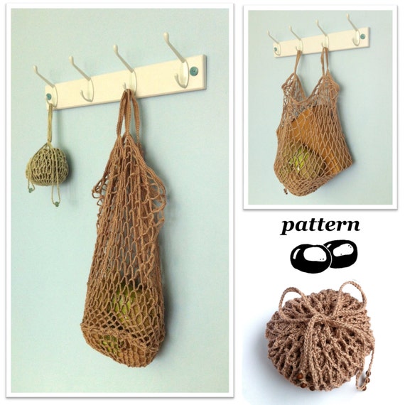 Crochet Bag Pattern / String Bag Pattern / Crochet Tote