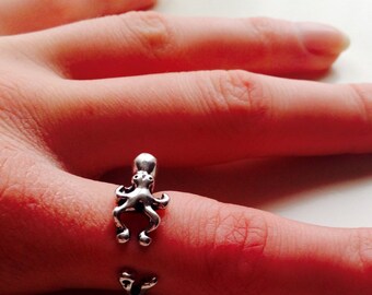 Octopus | Squid | Nautical | Statement Ring