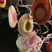 Embroidered Pastel Easter Eggs to hang on branches, ITH, Machine Embroidery, 3 styles: Fill stitch, Cross stitch and Applique, four of each