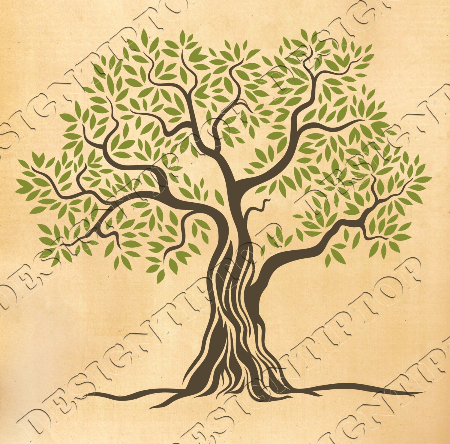 Download Green tree SVG tree svg print and cut files