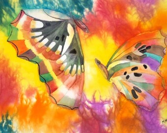 Butterfly Freedom is a happy,colorful giclee reproduction