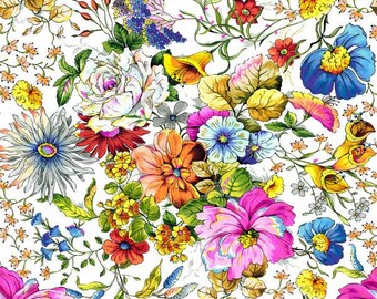 Paintbrush Studio - Fantasia - Master Floral - Multi - Fabric by the Yard 120-11401