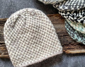 KNITTING PATTERN, Knit Hat Pattern, Chunky Knit Hat, Slouchy Beanie Pattern, Chunky Knit Pattern, Slouchy Hat Patterns, Knit Beanie Pattern
