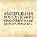 Simpel Elegant Vintage Alphabet Poster - Alphabet Wall Art - Alphabet clip art - vintage old book page - Printable Download - scrapbooking