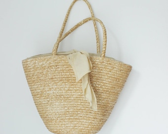 Vintage straw bag, straw purse, wicker, straw bag, woven straw bag, beach bag, shopper,vintage wicker, fabulous, large