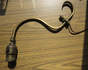 Vintage Art & Crafts Floor Lamp Arm Socket Part Salvage