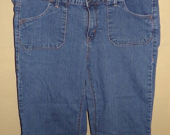 90s Vintage Womens Levi Straus Signature Denim Capris