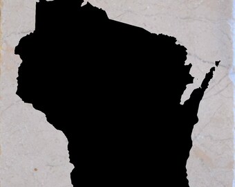 Wisconsin Coasters set of 4