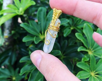 Angel Aura Quartz Pendant