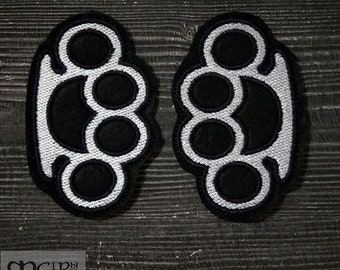 Patch Brass knuckles 2 pieces.