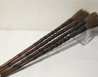 ON SALE Vintage Bamboo Calligraphy Brush