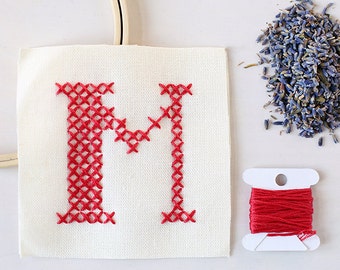 Letter M - Stitch Your Own Sachet Kit