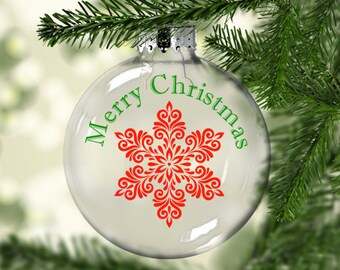 Snowflake Christmas Ornament