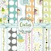 25%OFF - Cactus Clipart, Cactus Digital Paper, Cacti Paper Pack, Cactus Patterns, Dessert Seamless Patterns, Summer Scrapbook, Teal Cacti Cl