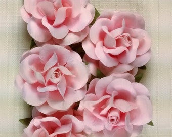 FF-111 Gorgeous Pink Paper Roses