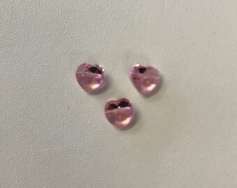 5742 Swarovski® 8mm Heart Bead - Rosaline