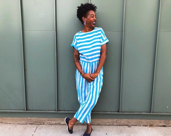 Vintage stripped jumpsuit