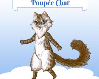 Cat Paperdoll - articulated paperdoll