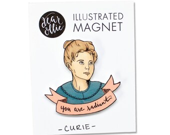 Marie Curie - Individual Magnet