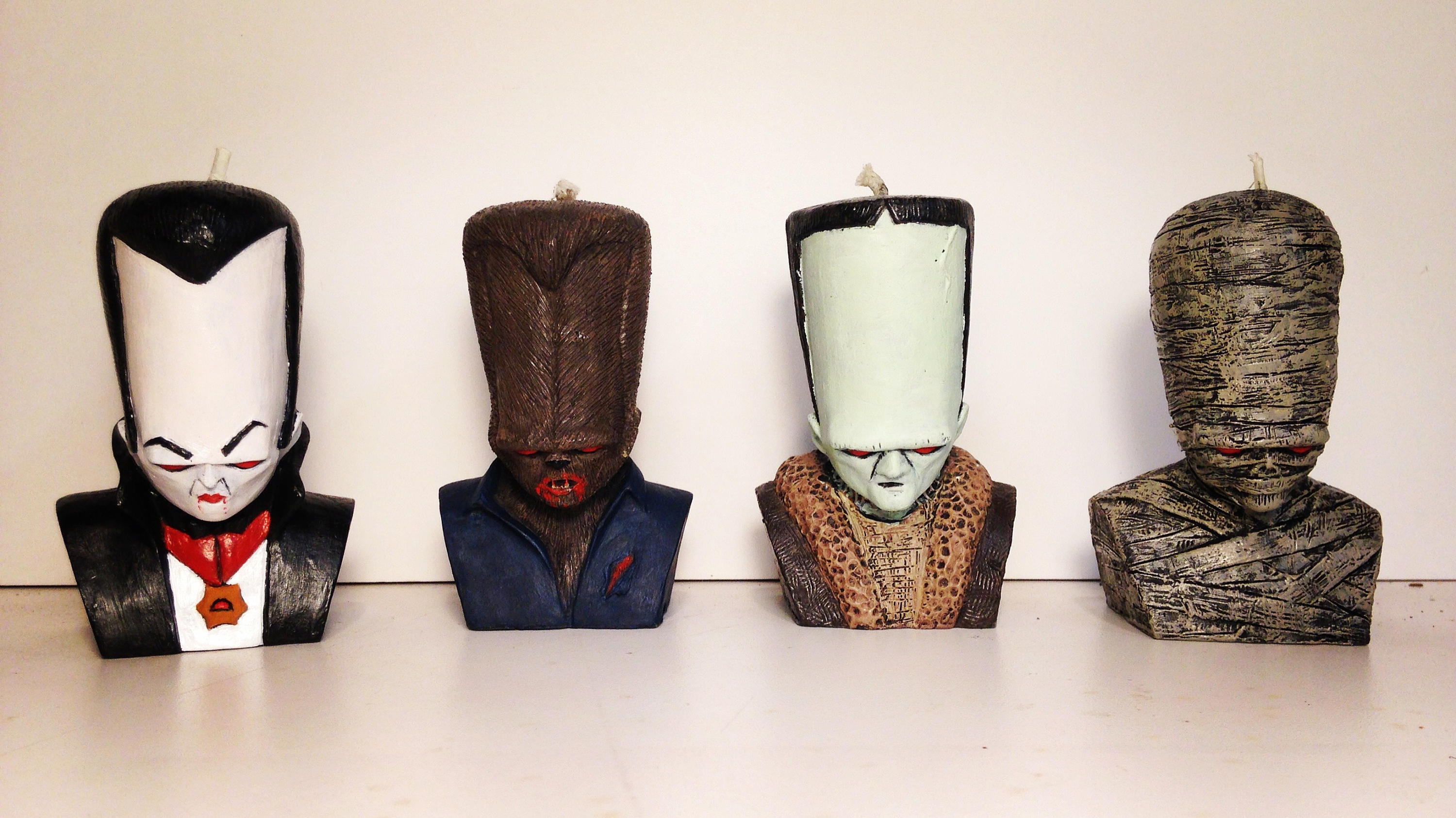 Candle Corpse Monster Headz Candles