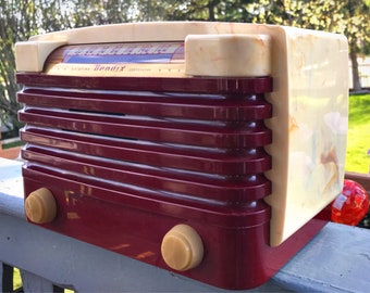 1947 Bendix Model 115 Scarce Retro Vintage Tube Radio