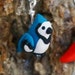 Forest Bird Polymer Clay Stitch Markers (flock of 4)