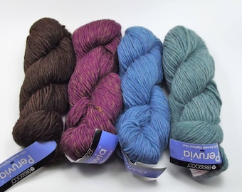 Berroco Peruvia Yarn, Bulky 3.5oz 100% Peruvian Highland Wool, Felting, Knitting Select Color