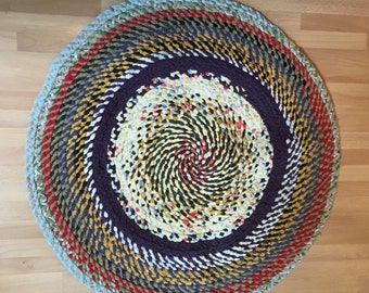 Handmade Braided Rag Rug