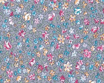 Small Floral Print Cotton Fabric, Floral Fabric,Floral Cotton Poplin,Quilting Cotton,Patchwork Cotton
