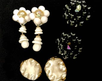 Three Pair Vintage Earrings VG2786