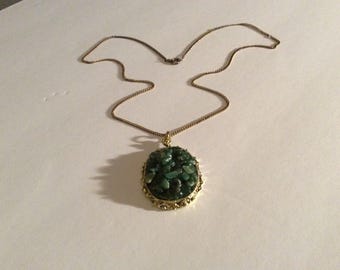 Large Pebble Jade Necklace