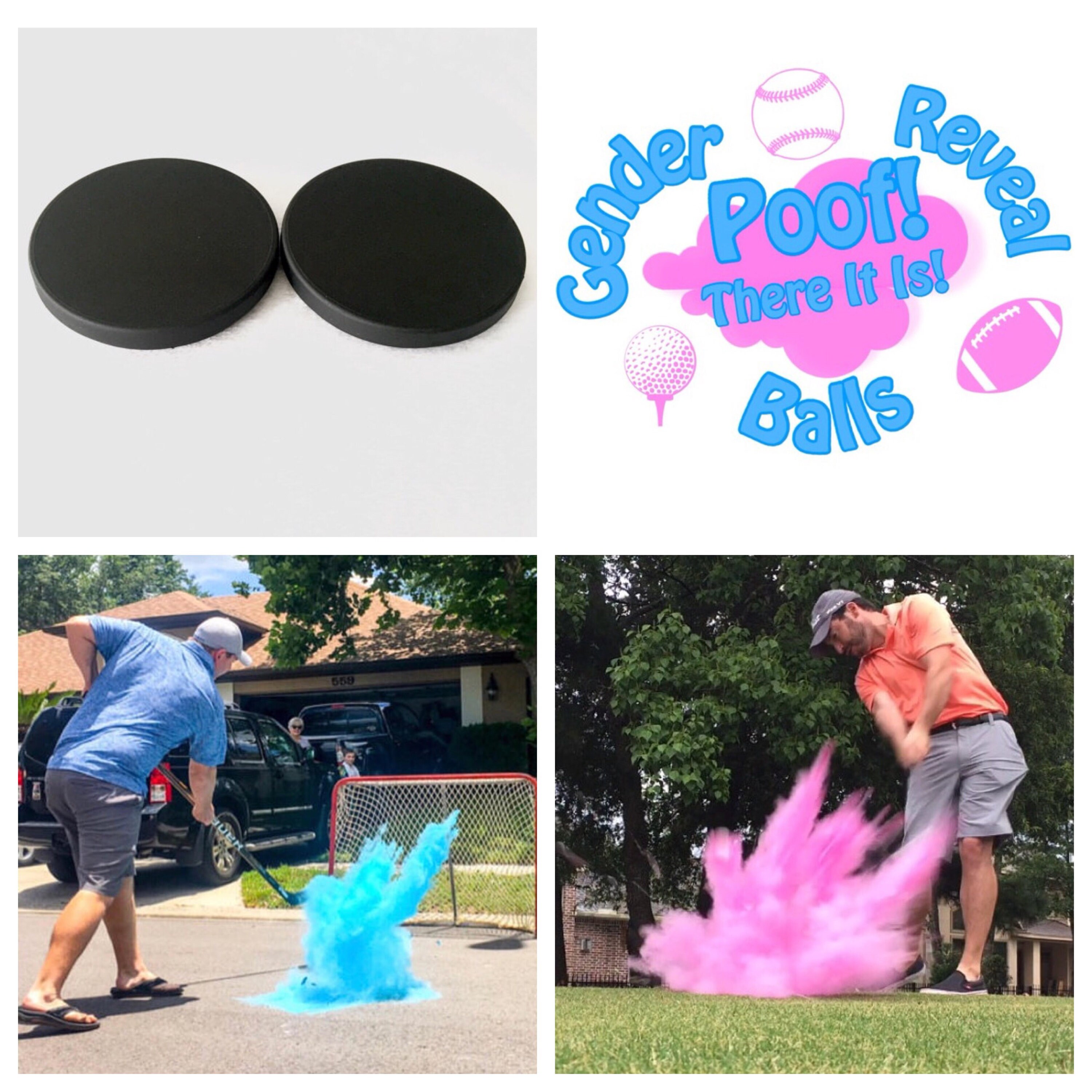 Color Powder Gender Reveal >> HOCKEY PUCKS Gender Reveal Puck Pack (Custom Combinations) Color Powder Gender Reveal >> HOCKEY PUCKS Gender Reveal Puck Pack (Custom Combinations)