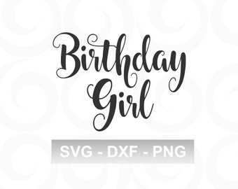 Download Birthday girl svg | Etsy