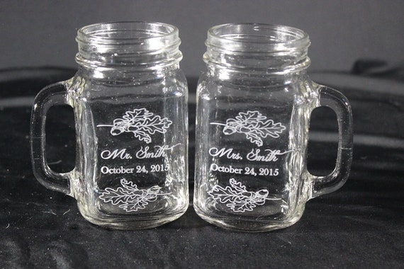 custom mason jar personalized mason jar engraved mason jar
