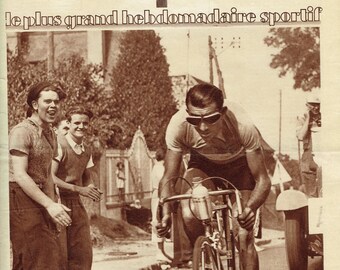 1934 Cycling and Sporting Magazine, Newspaper. \\ 18th September 1935 No. 423 // French Sports Publication 1934