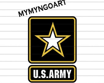 U.S Army Svg, Eps, Dxf, Pdf, Png, Jpe for Cricut and Silhouette-Digital Download.