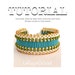 Bracelet bead pattern beadweaving tutorial glass beads czech glass beads bugle bead jewelry tutorial. June.