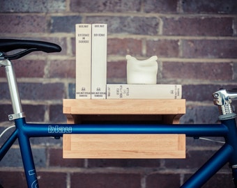 Bicycle wall mount "Johannes" Made of wood | Bikeshelf · Bikerack