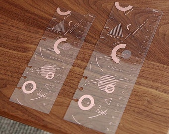Today/week/month/year rulers rosegold
