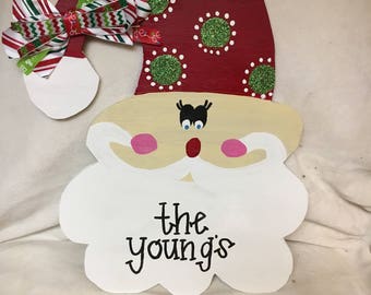 Christmas Santa Claus Door Hanger