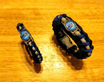Doctor Who Inspired TARDIS Paracord Bracelet