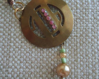 BRASS CIRCLE BUDDHA