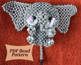 Download Cat pdf pattern Beaded patterns Beaded keychain Beads animals